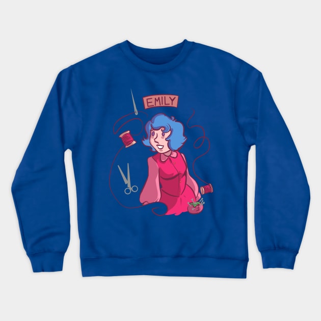 emily Crewneck Sweatshirt by inkpocket